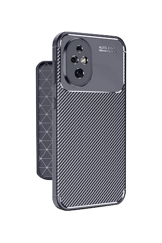 200 Kılıf Auto Focus Karbon Kapak - Lacivert Çok Renkli