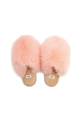 Twigy Twıgy Tw Ella Pembe Kadın Peluş Ev Terliği 37/41