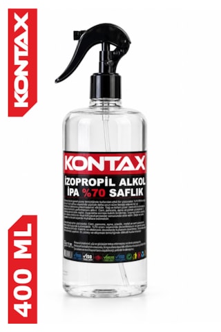 Kontax İzopropil Alkol %70 Saflıkta 400 Ml Tekli