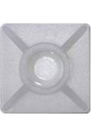 Gwest Yapışkanlı Kroşe 19mm x 19mm - Beyaz - 25 Adet