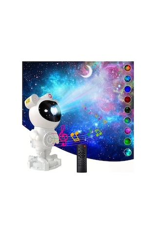 Artfulabode Bluetooth Yıldız Projeksiyon Lambası - 8 Müzikli, Zamanlayıcılı Gece Aydınlatma