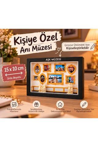 Kişiye Özel Anı Müzesi Fotoğraflı Dekoratif Çerçeve 15x10 Cm