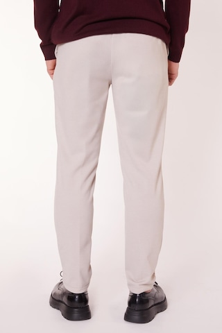 Braccas Erkek Yandan Cepli Beli Yarım Lastikli Slim Fit Chino Bej Pantolon Bej