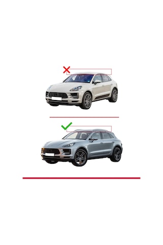 Porsche Macan 2014 Ve Sonrası İle Uyumlu Ace-2 Ara Atkı Tavan Barı Siyah