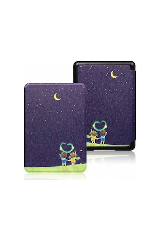 Cosmostech Amazon Kindle Paperwhite 4 Kılıfı Mor