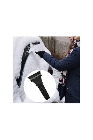 Kompakt Araba Kar Buz Kazıyıcı Açık Sarı - Altın