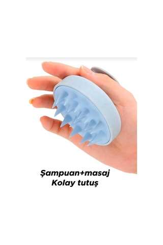 Eyens Professional Duş Tarağı Yumuşak Silikon Saç Yıkama&saç Derisi Masaj Tarağı