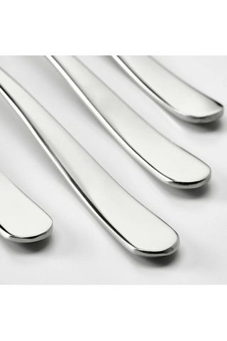 Ikea Martorp 4 Parça Yemek Kaşığı Seti 19 Cm Krom