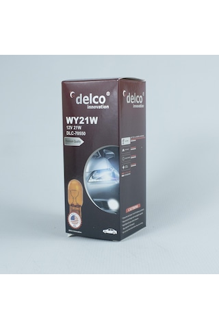Delco U.s.a T20 Amber Tek Duy 21w Dipsiz Ampul 12 Volt 10 Adet