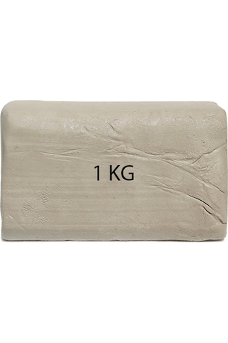 1 KG Beyaz Seramik Hamuru Doğal Kil Oyun Çamuru