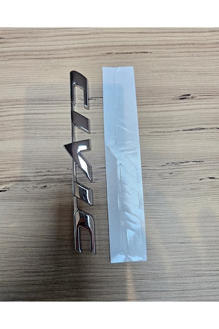 Honda Civic Uyumlu İthal Krom Metal Bagaj Yazısı 17cm-2cm