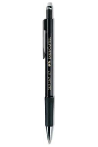Faber Castel Grip 1347 Mekanik Kurşun Kalem Seti 0.7 Silgi Ve Kalem Ucu Siyah Renk Siyah