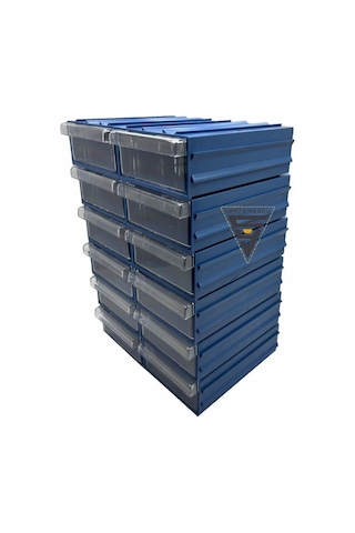 Sembol 101 Plastik Çekmeceli Kutu 122x85x41mm 60 Adet
