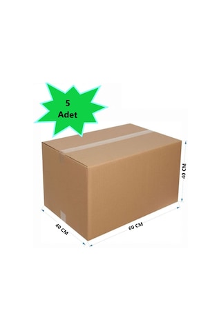 50x30x30 1.kalite 5 Adet Çift Oluklu Eşya Taşıma, Karton Koli, Çeyiz Kolisi, Taşınma Kolisi Diğer