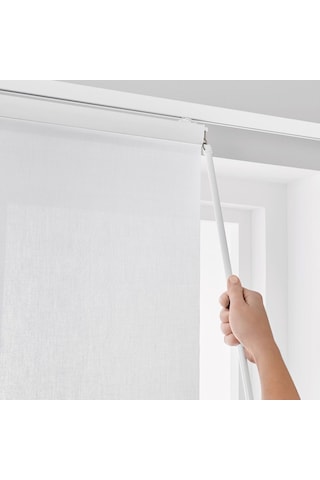 Perde Çekme Çubuğu, Beyaz, 110 Cm Beyaz