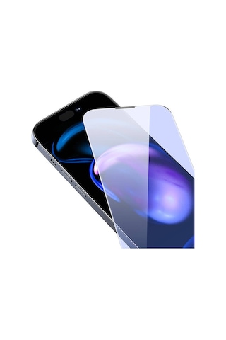 Baseus Crystal Apple iPhone 15 Pro Uyumlu Anti Mavi Işık Ekran Koruyucu 2adet