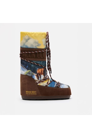 M062 Cocoa Bot Kadın 80d1403090-m062 Moon Boot Mb X Gır Icon Hıgh Postcard Cocoa M062 Cocoa