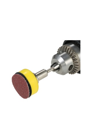 100 Adet 25mm 1" Zımpara Disk Zımpara Diski 100-3000 Kum Kağıdı İle 1 İnç Aşındırıcı Parlatma Ped Plakası + 1/8" Şaft Döner Alet