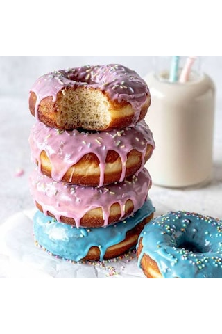 Pratik Donut Kek Kalıbı Hamur Kesici Ve Şekillendirici Aparat Pasta Ve Tatlı Kalıbı Çok Renkli