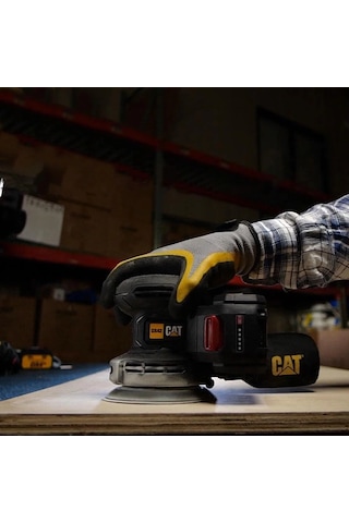 Cat Dx42b 18volt 125mm Profesyonel Devir Ayarlı Eksantrik Zımpara Akü Dahil Değildir
