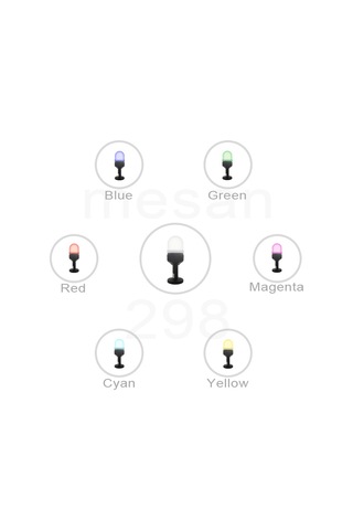Mesan Ms 293.12-24vac/dc Ø70 Rgb Led Işıklı Kolon Kontak Tip Buzzer Tüp Montaj