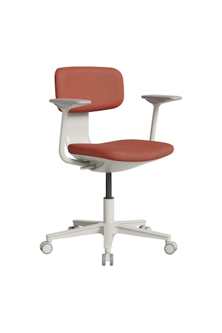 Tesla Comfort Çalışma Koltuğu - Koyu Turuncu Kumaş 61x74-86x60 Cm Turuncu