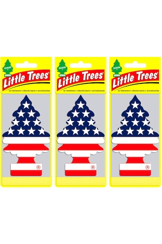 Little Trees Amerikan Bayraklı Vanilla Pride Oto Kokusu 3 Adet