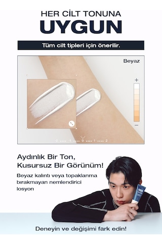 Dashu Mens Brightening Tone Up Aydınlatan Nemlendiren Ve Ton Eşitleyici Etki Sunan Losyon 50 ML