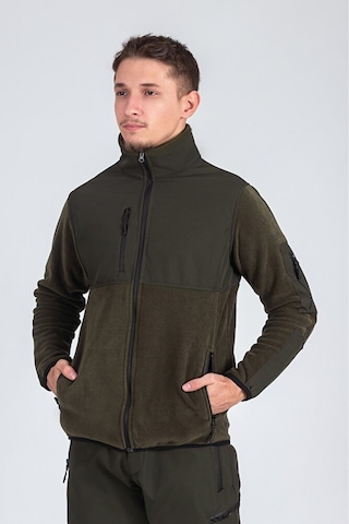 Softshell Erkek Garnili Polar Haki