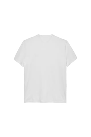 Tommy Hilfiger Tjm Reg Badge Tee Ext Erkek Beyaz T-shirt - Dm0dm20322