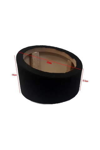 BOŞ KABİN 20CM YÜKSELTME SİYAH MDF (2 ADET)