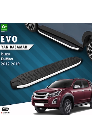 S-dizayn Isuzu D-max 2 Evo Aluminyum Yan Basamak 203 Cm 2012-2019