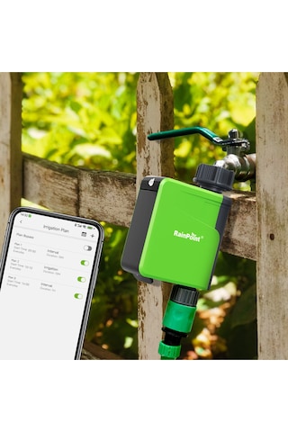 Htv107b Mini Dijital 1-çıkışlı Bluetooth 'lu Kablosuz Hortum Su Zamanlayıcısı