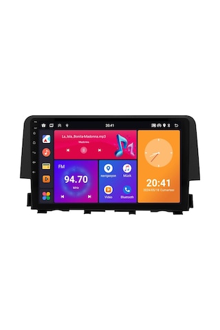 Honda Civic Fc5 Android Multimedya Sistemi 2016-2021 Crv4146xp
