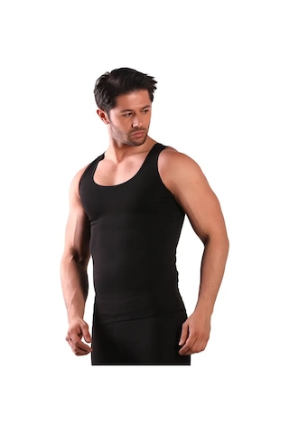 En Enstyle Fashıon Boutıque Termal Sauna Erkek Atlet Siyah