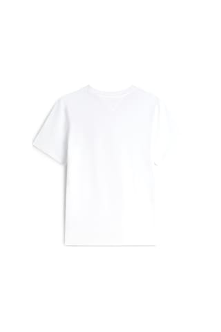 Tommy Hilfiger Erkek Brand Love Text Stack Beyaz T-shirt-13210 Beyaz