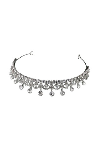 Kadınlar Vintage Saç Kafa Bandı Düğün Festival Partisi Ve Tarih İçin Tam Pırıltılı Rhinestone Alaşım Taç Çok Renkli