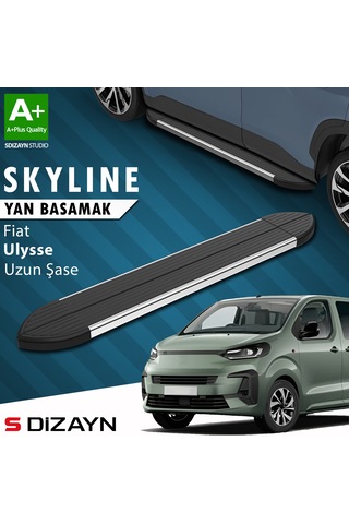 S-dizayn Fiat Ulysse Skyline Krom Yan Basamak 243 Cm 2022 Üzeri A+ Kalite