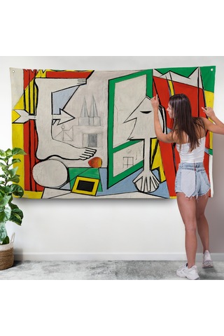 Pablo Picasso - Açık Pencere Duvar Örtüsü - La Fenetre Ouverte-7091