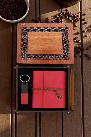 Deri Defter Hediye Seti