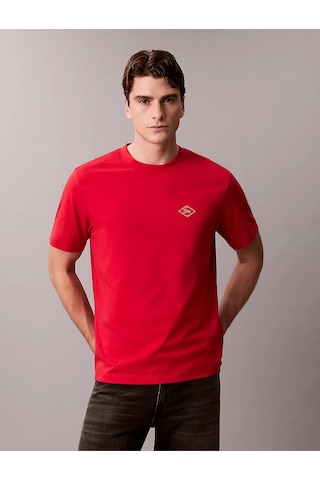 Erkek 20s Calvin T-shirt Kırmızı