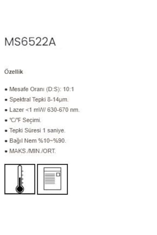 Mastech Ms6522a Termometre