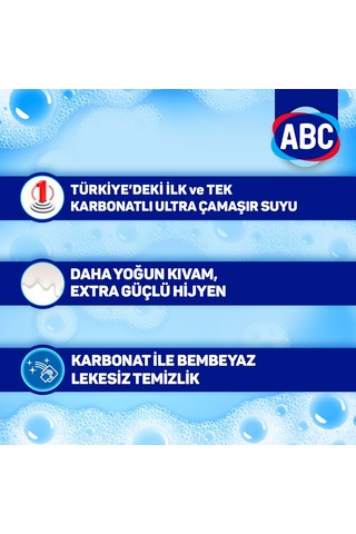 ABC Karbonatlı Ultra Çamaşır Suyu 6 x 750 ML