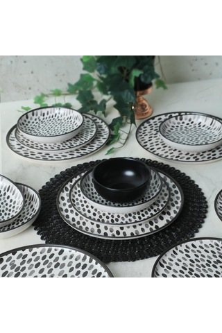 Shadow Nordic Yemek Takımı 24 Parça 6 Kişilik 21434 Çok Renkli