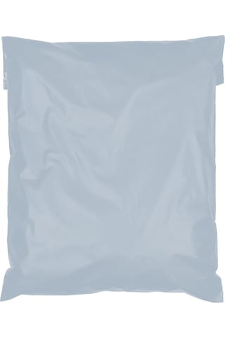 Baskısız Cepli Gri Kargo Poşeti 24x30+5 Cm - 100 Adet