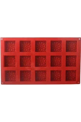 Pastaland Silikon Kek Kalıbı Kare Desenli Diğer