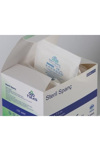 Tules Steril Spanç Emici Kompres 7,5 X 7,5cm 100 X 4 - 400 Adet