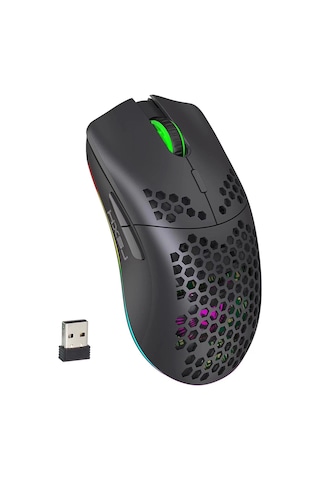 Hxsj T66 2.4G Kablosuz RGB Oyuncu Mouse