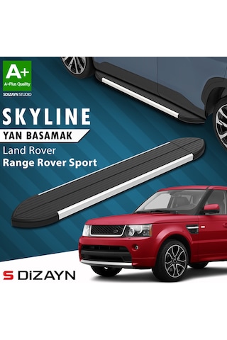 S-dizayn Land Rover Range Rover Sport Skyline Aluminyum Yan Basamak 183 Cm 2005-2013 A+ Kalite