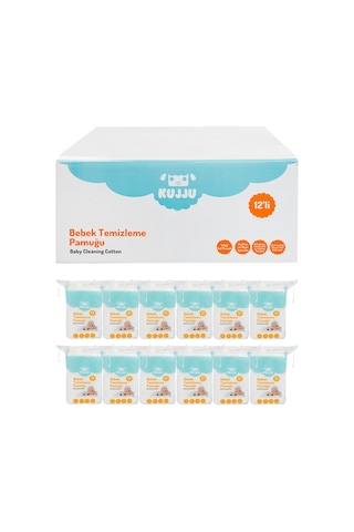 Kujju Bebek Temizleme Pamuğu 12x60 Adet I42889570ss1